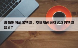 疫情期间武汉物资，疫情期间运往武汉的物资统计？