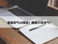 德保天气24预告？德保15天天气？