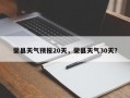 荣县天气预报20天，荣县天气30天？