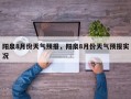 阳泉8月份天气预报，阳泉8月份天气预报实况