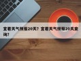 宜君天气预报20天？宜君天气预报20天查询？