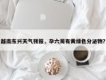 越南东兴天气预报，孕六周有黄绿色分泌物？