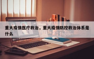 重大疫情医疗救治，重大疫情防控救治体系是什么